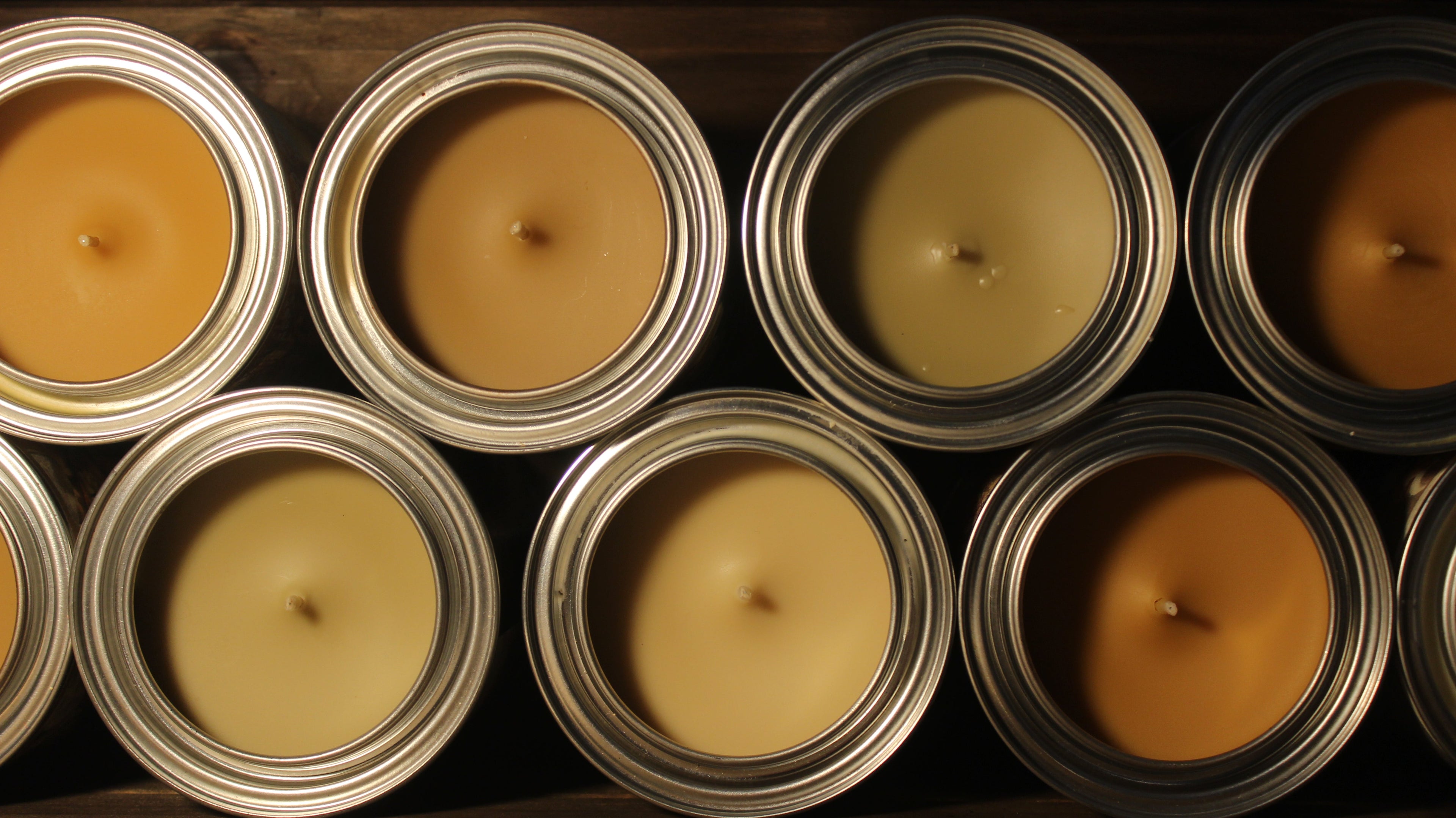 Ocher Candle Collection Colors