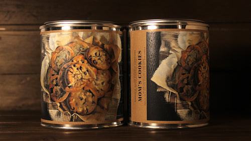 Mom's Cookies Candle Label